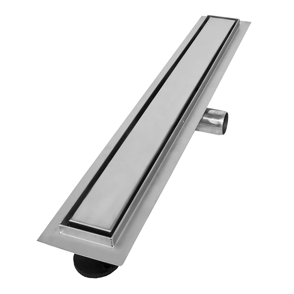 Customized Stainless Steel Hidden Linear Shower Drain Side Outlet