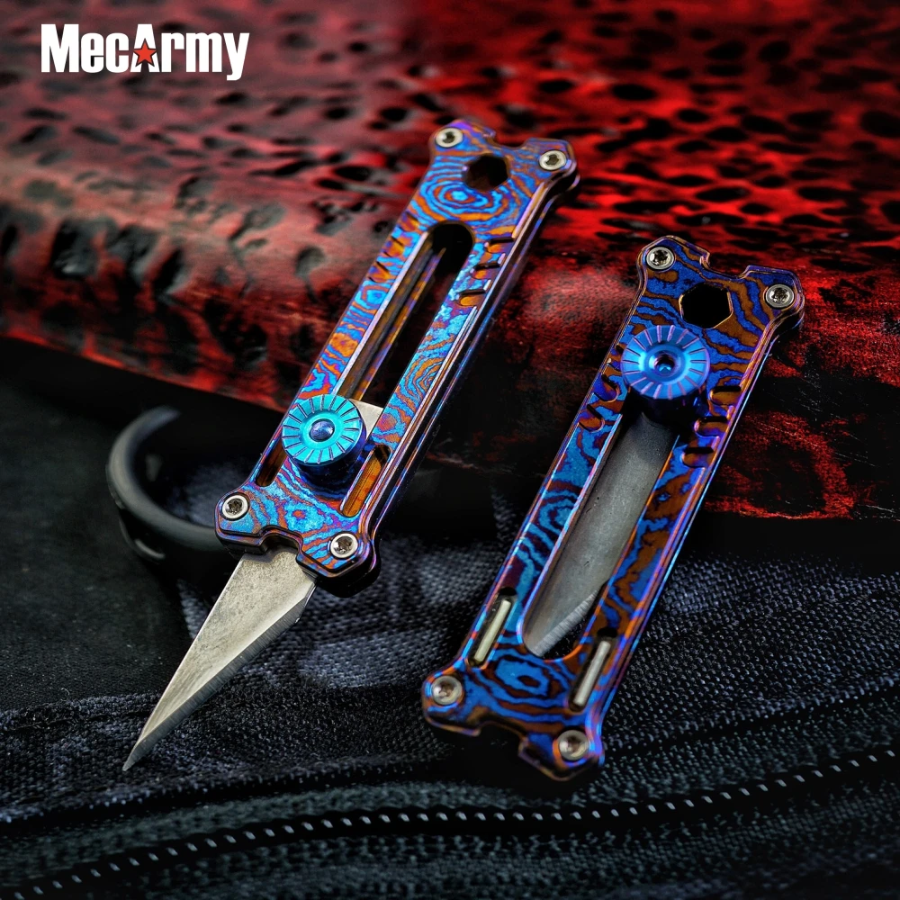 Pastel Ceramic-Blade Foldable Pocket Knife Keychain – Self Defense Keychain  Store