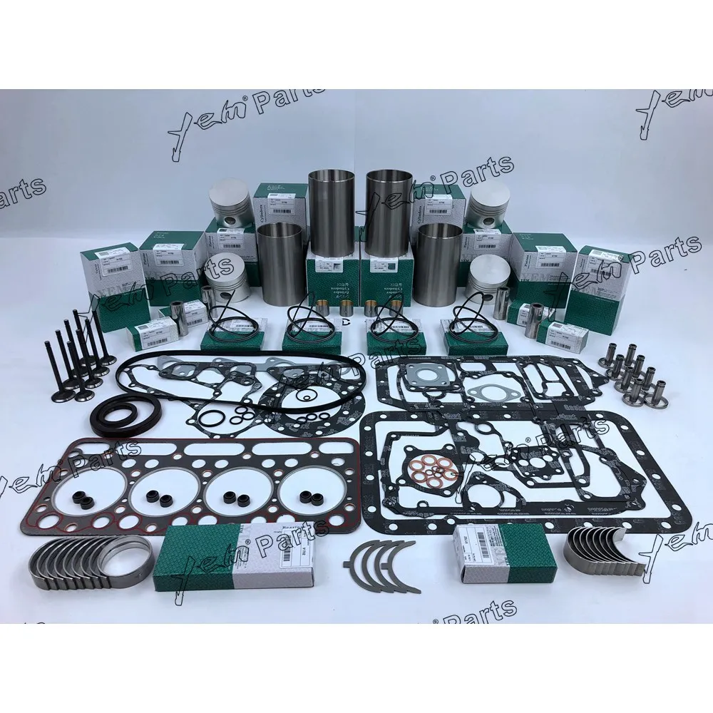 V1702 Overhaul Kit With Valves for Kubota Diesel Spare Part 3