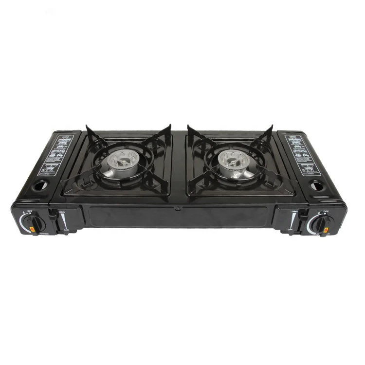 China Ce Approval Butane Gas Double Burner Gas Stoves - Buy Double ...