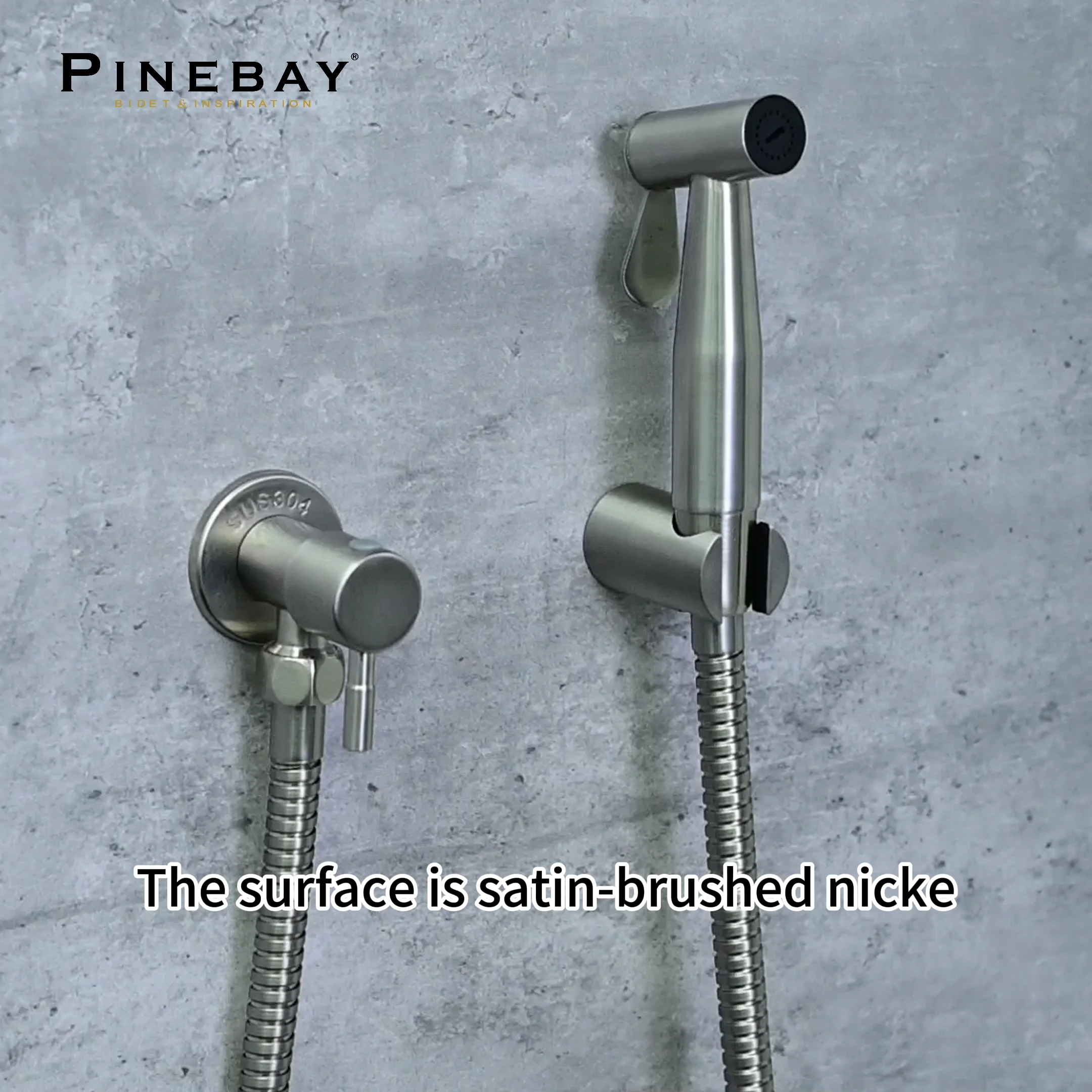 Pinebay 2024 High Quality Muslim Shower Handheld Pressurized Spray Gun