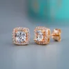 Square-Rose Gold-E266
