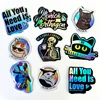 Laser die cut sticker