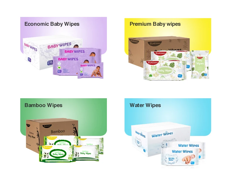 Biokleen Premium Biodegradable Baby Wipes Hand Face Organic Baby Tender