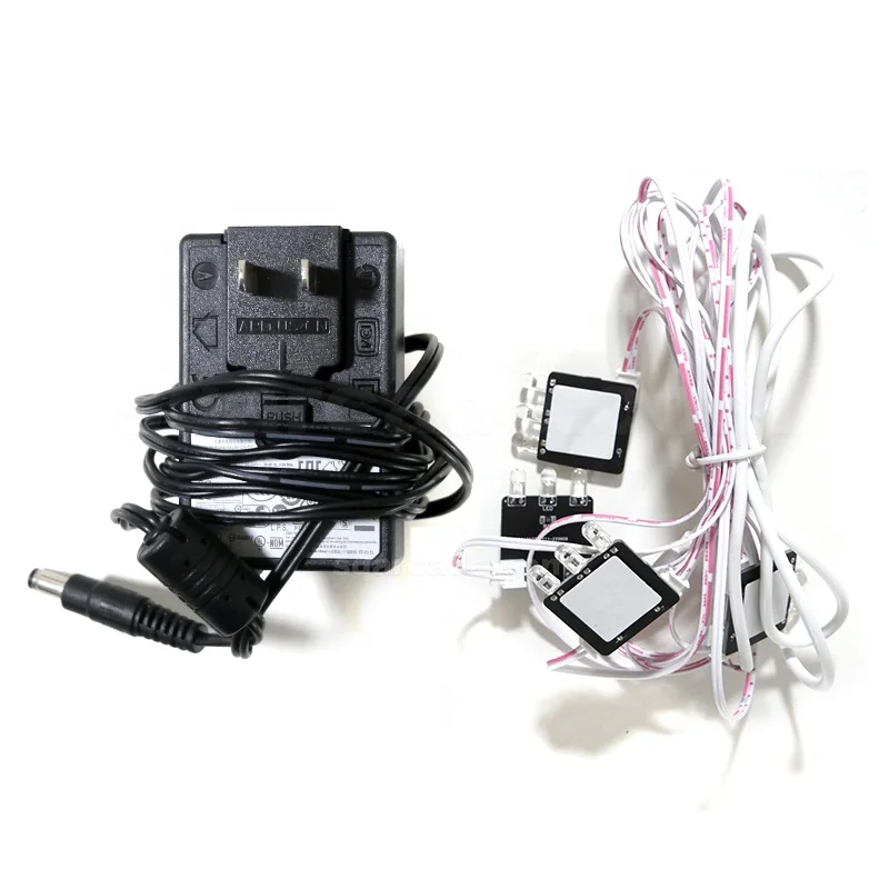 Arcade for Game Gun Case Spare Parts WK Light Gun PC Kit with Host Two Guns Power Supply Simulator Machine Black