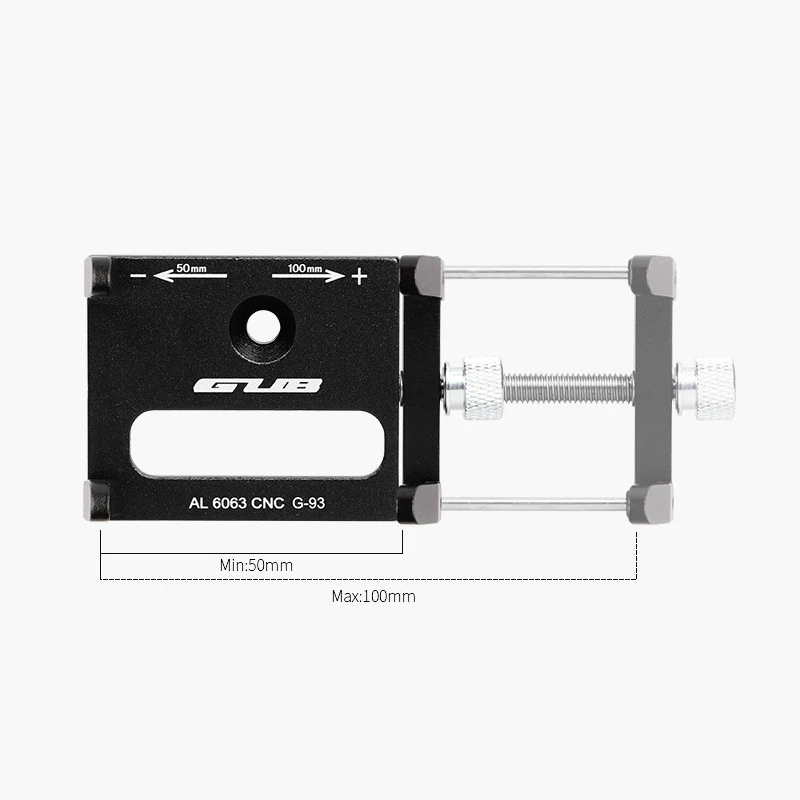product gub g 93 bike phone holder extended claw adjustable inclination aluminum alloy anti shake bike navigation bracket cycling access-4