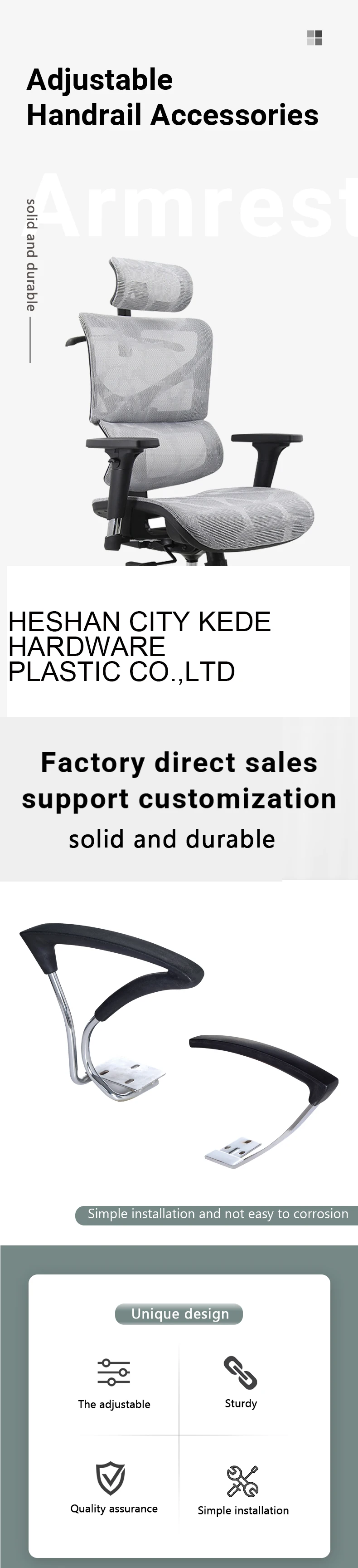 Kede 2023 Armrest For Armchair Manufacturers Office Chairs Armrest