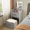 Gray white + Lit Mirror