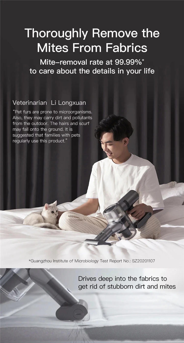 Xiaomi Mijia Dreame V11 Boreas 22000 Pa Handheld Wireless Electric Auto Home Stick Vacuum Cleaner Dreame