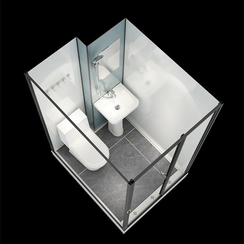 Portable Modular Bathroom Pod Unit Prefabricated Bathroom Pod Complete Shower Rooms Luxurious Integrated Bathroom Pod