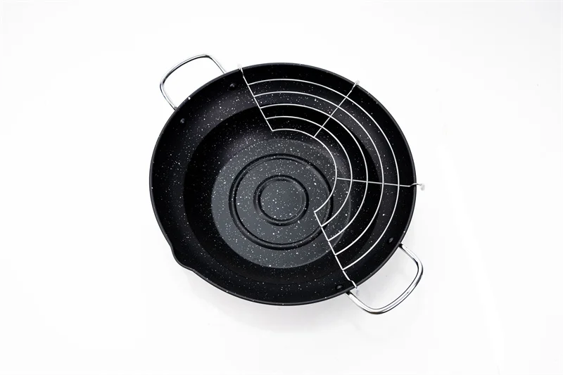 Ht 28cm Carbon Steel Kitchen Cookware Japan Japanese Style Tempura Deep