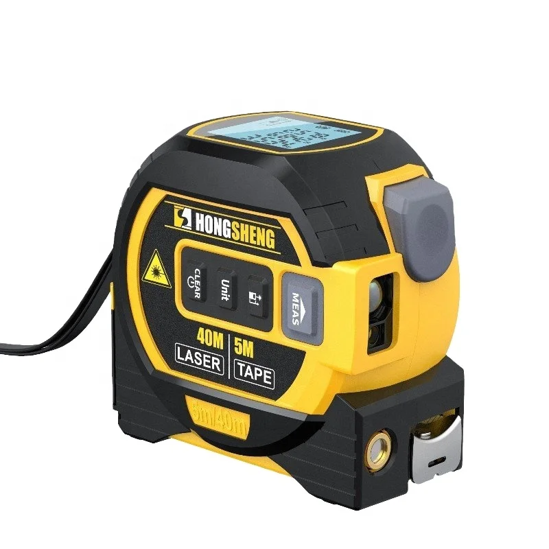 3 in 1 Laser Distance Meter Digital Measuring Instrument Laser Distance Meter Tape Measure Distance Area and Volume Tool