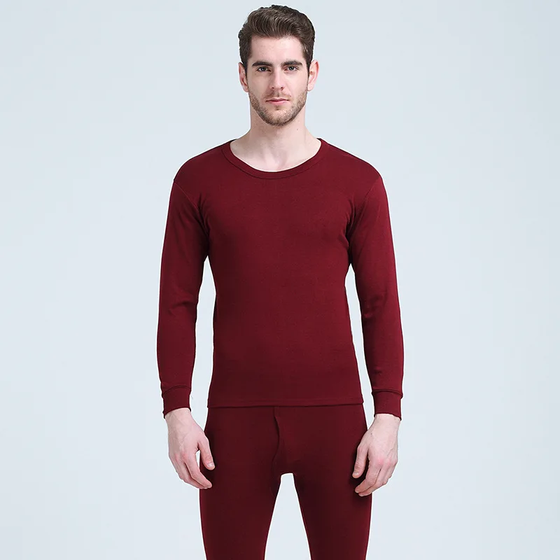 Men's Thermal Underwear Set Soft Comfortable Cotton Thermal Men's Long