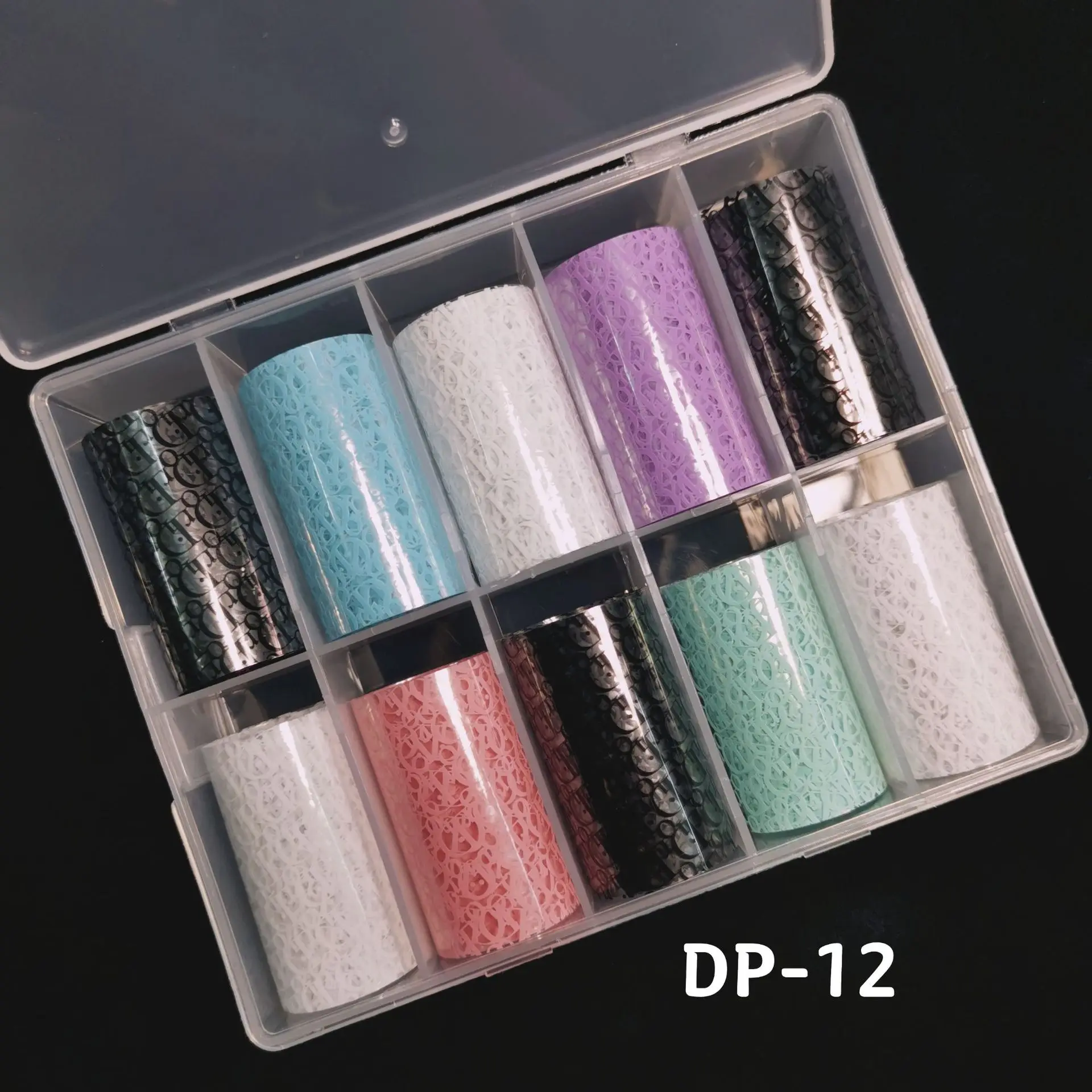 4x100cm Wholesales Nail Transfer Foils Paper Roll Set Nail Art Foil
