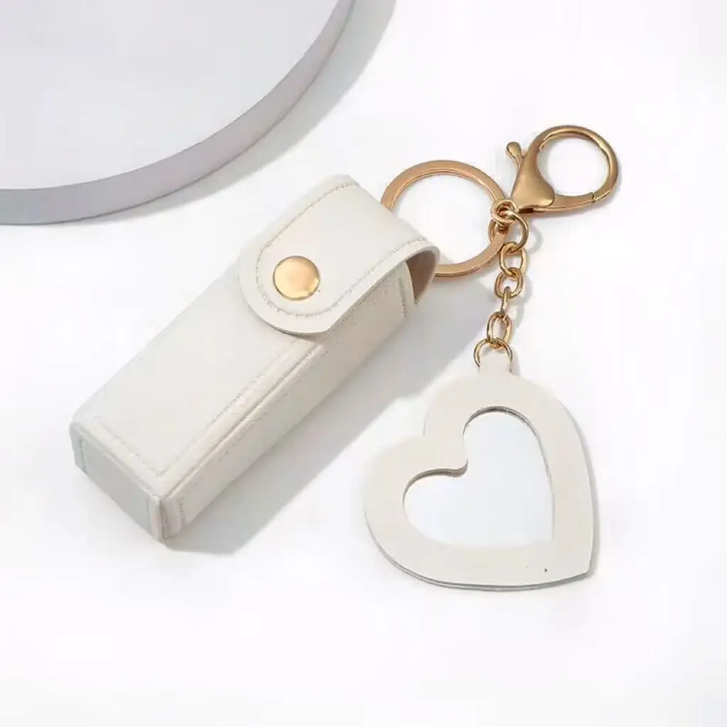 High Quality Pu Leather Keychain Hot Sell Lipstick Holder Keychain ...