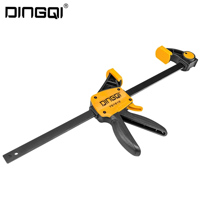 DINGQI Quick Release Clip Wood Clamp Nylon Heavy Duty Bar Clamp Both Internal and External for Carpenter Woodworking