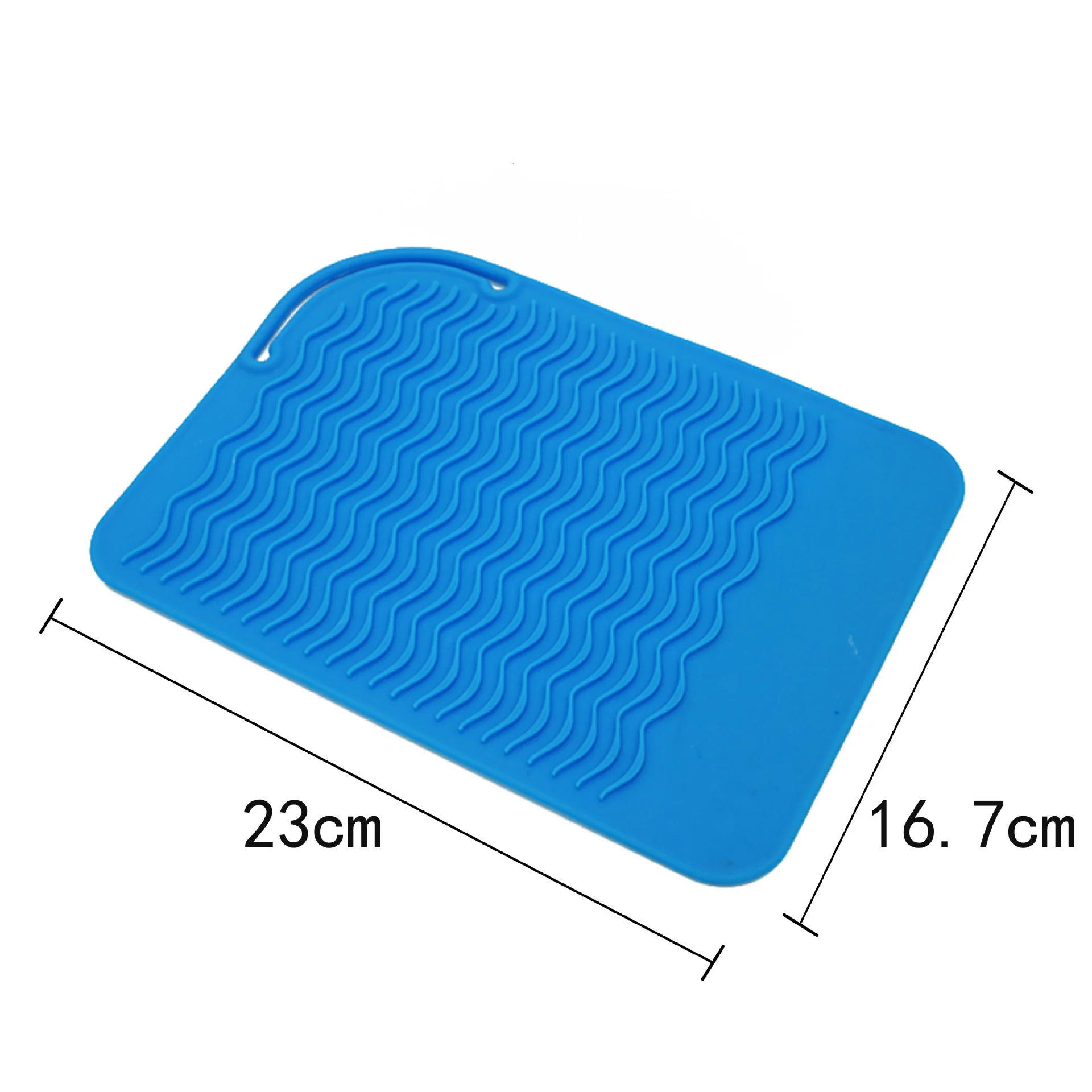 Custom Silicone Curling Iron Pad Rolls Draining Beauty Salon Heat Resistant Mat Classic Silicone Mat Hot Hair Tools