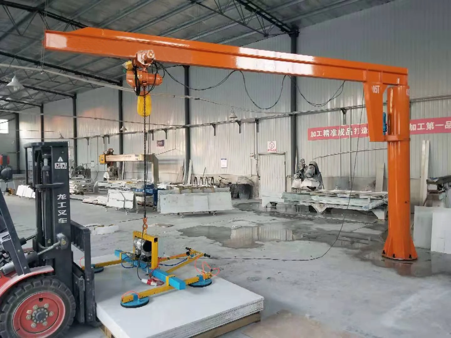 Marble Granite Stone Slab Vacuum Lifter Handling Machine - Buy Marble ...