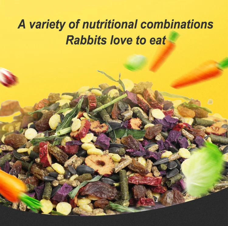 Factory Wholesale Price Vegetables Grain Nutritionally Balanced Rabbit Food Buy Factory