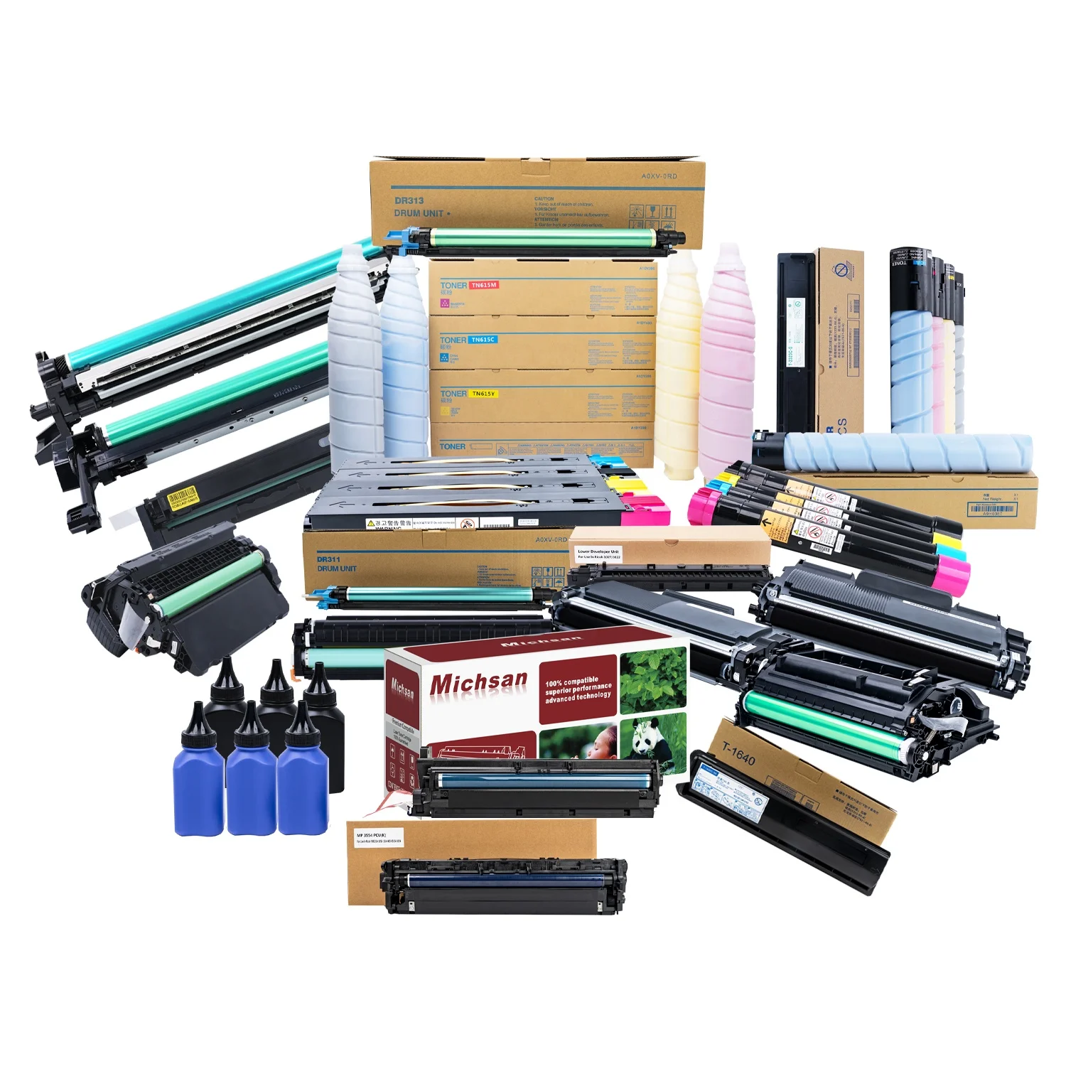 LOSMANN 415A toner compatibel met HP 415A 415X tonercartridge vervanging voor Color Laserjet Pro MFP M479fdw M479fnw M479fdn M479dw M454dn M454dw M479 M454 W2030A W2031A W2032A W222A 033A