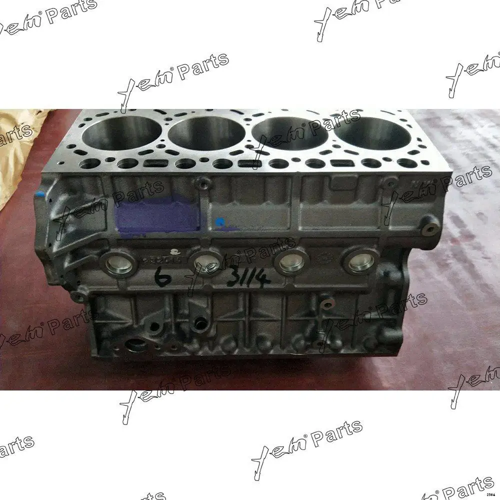 High-Performance V3800 Cylinder Block for Kubota