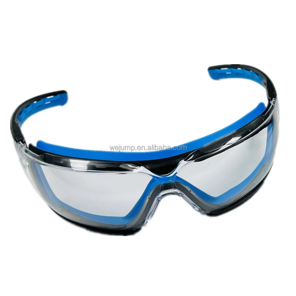 WEJUMP Eye protection Manufacturers Clear Stylish Safety Work 100% UV  Protective CE and Ansi Z87 Safety Glasses Goggles