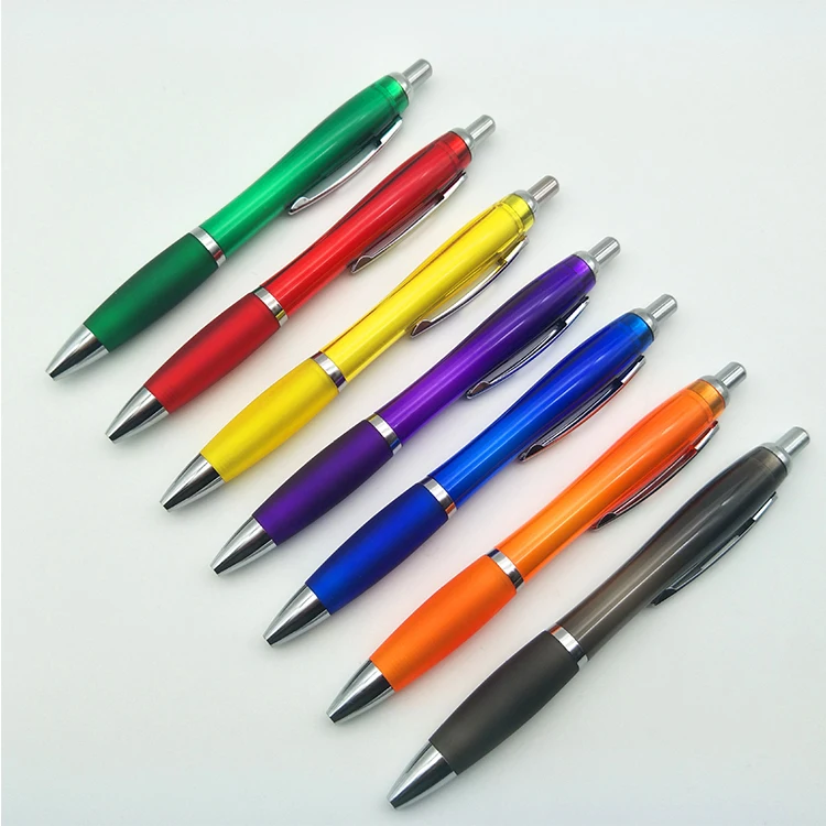 Amerpromo Ballpoint Pens parker Beta Standard Chrome Trim Red Color Plastic Body Custom logo Promotional Writing Ballpoint Pen