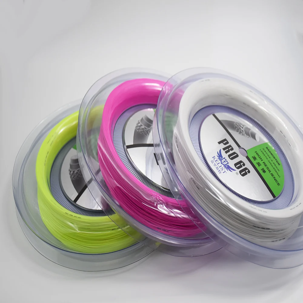 Лидер продаж новый дизайн цветная нейлоновая струна для бадминтона от известного бренда тренировок