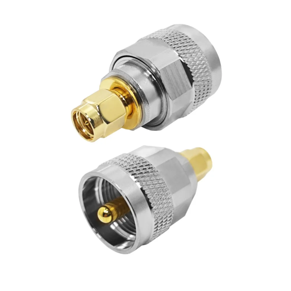 Hot Sale  RF Coax Coaxial Adapte SMA/UHF-JJ Adapter UHF Male to SMA Male Adapter Connector