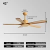 42inch- natural wood color