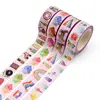 Exemple de ruban washi en couleur