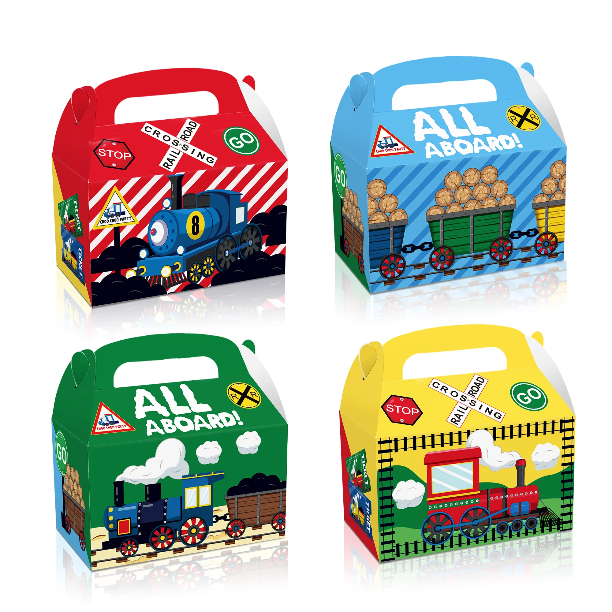 トリッピー・ヴィンテージ包装紙12ｍ&バスチケット50枚×4種×5 unpis × 83 ／ 83ラッピングペーパー [A3] 5枚セット | はちみせ