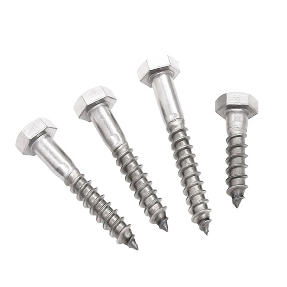 Din 571hot Sale Stainless Steel Coach Screw Hex Head Wooden Screw Buy