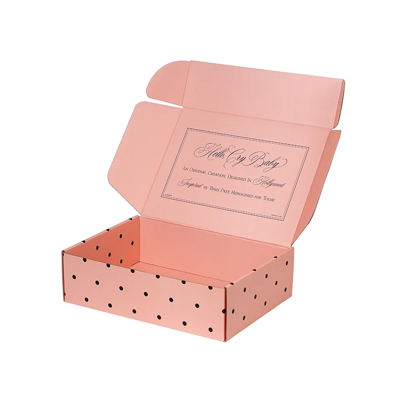 Custom Printed Shipping Mailer Corrugated Cardboard Paper Packaging Box for Shipping