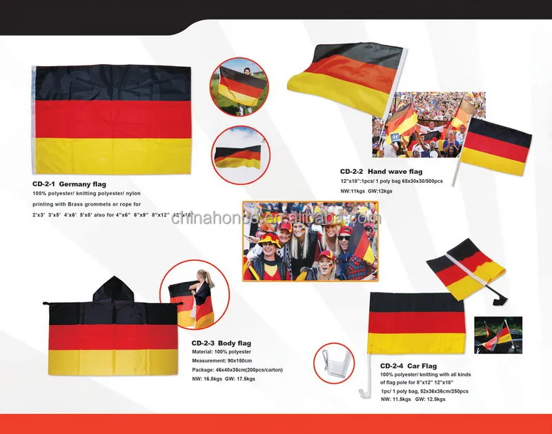 Germany Deutschland Flag Bucket Hat - Adult Size | Great Quality