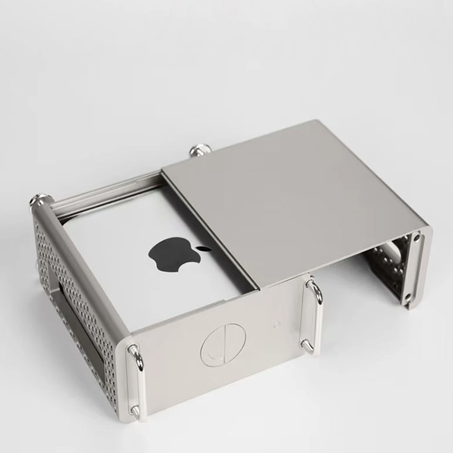 Suitable for Apple Mac Mini M4 Computer Host Protective case  Heat Dissipation Anti Fall M4 Pro Protective case