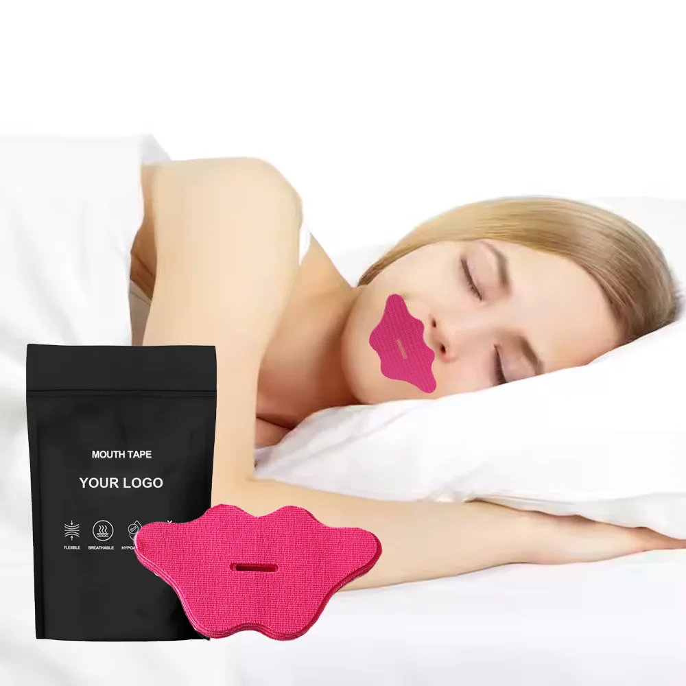 Bamboo Silk Mouth Tape for Sleeping Sleep Strips Nose Breathing Cute Lip Tape for Sleeping