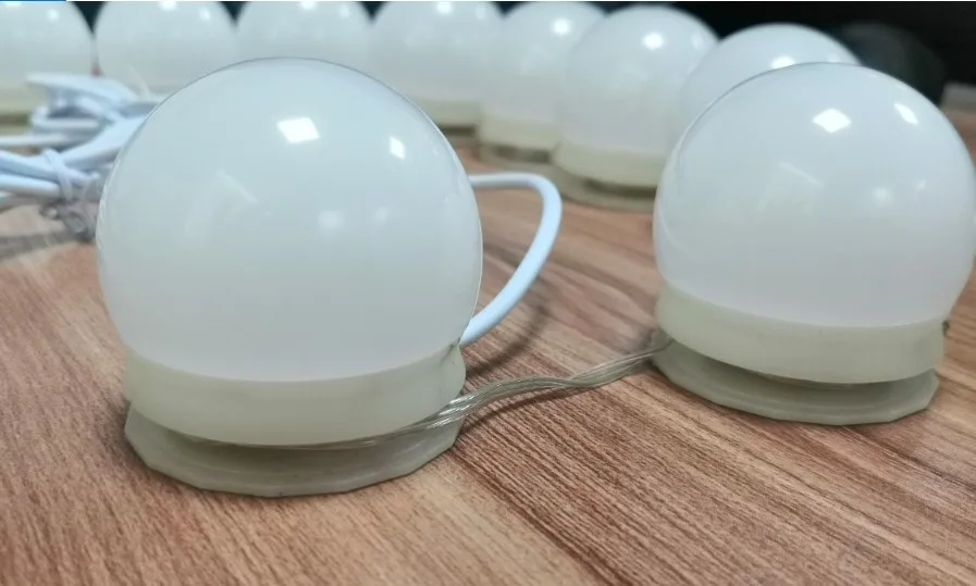 Новинка; 10 лампы LED макияж зеркало передний свет лампочки Голливуд для нанесения макияжа) со светодиодной подсветкой по краю и туалетное Лампы 3 вида цветов светодиодные