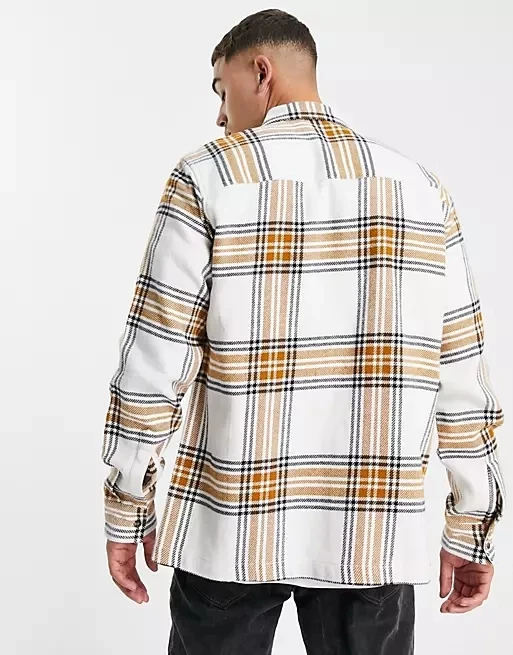 Cheap AIOPESON Men Shirt High Quality Lapel Single-breasted Pocket 100%  Cotton Spring Casual Slim Retro Fashion Shirt Men Warm Men Shirt