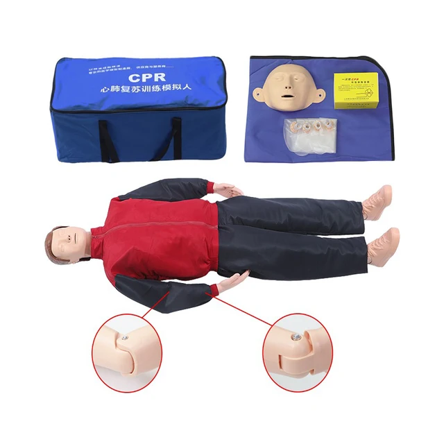 DARHMMY Basic Full-Body Adult CPR Manikin for Artificial Respiration Training and First Aid Training