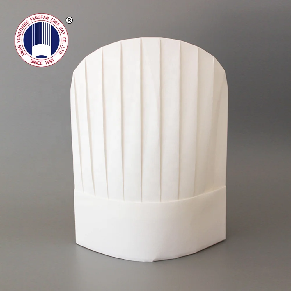 高品质的生态棉圆顶厨师帽厨师帽可调吸汗与皮肤接触 - buy chef hat