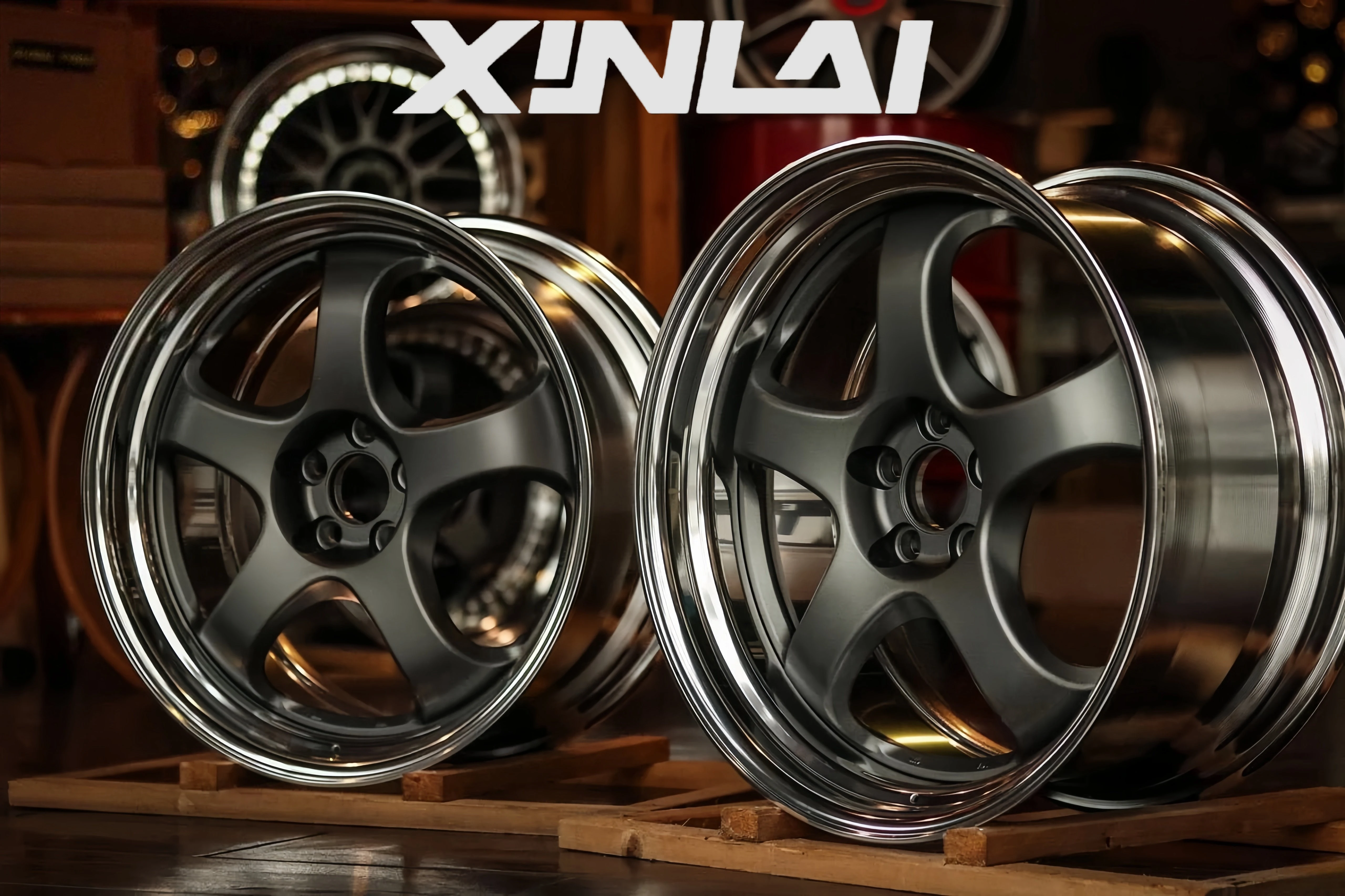 XINLAI Deep Lip Concave 2 Piece Wheel 5x120 5*130 5x114.3 17 18 19 20 21 22 23 24 Inch Rims Passenger Car Wheel for Audi BMW - Image 6