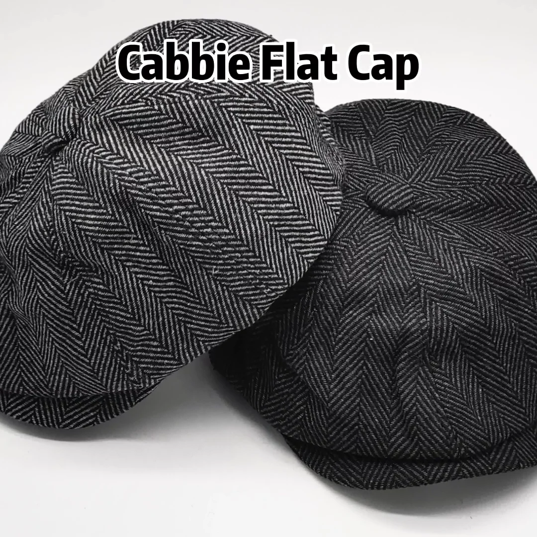 Mio Newsboy Custom Vintage Newsboys Caps Baker Boy Cabbie Flat Bill Cap