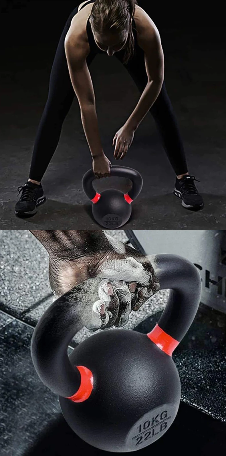 Oem Wholesale Custom Made Kettlebell Set Coated Cast Iron Weight Lifting Kettlebell Set Buy