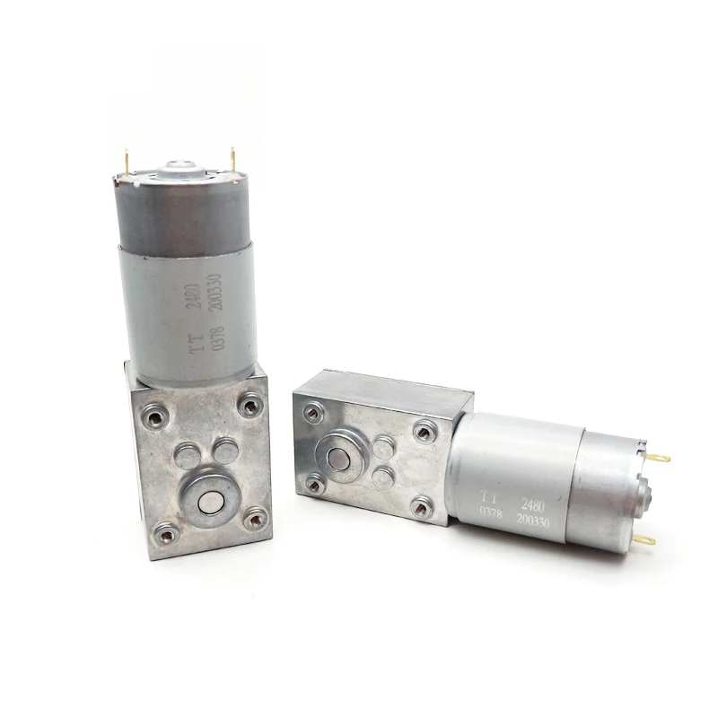 Редукторный электродвигатель постоянного тока 24 В с высоким крутящим моментом 12 В
