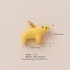 Ciondolo leone marino giallo chiaro