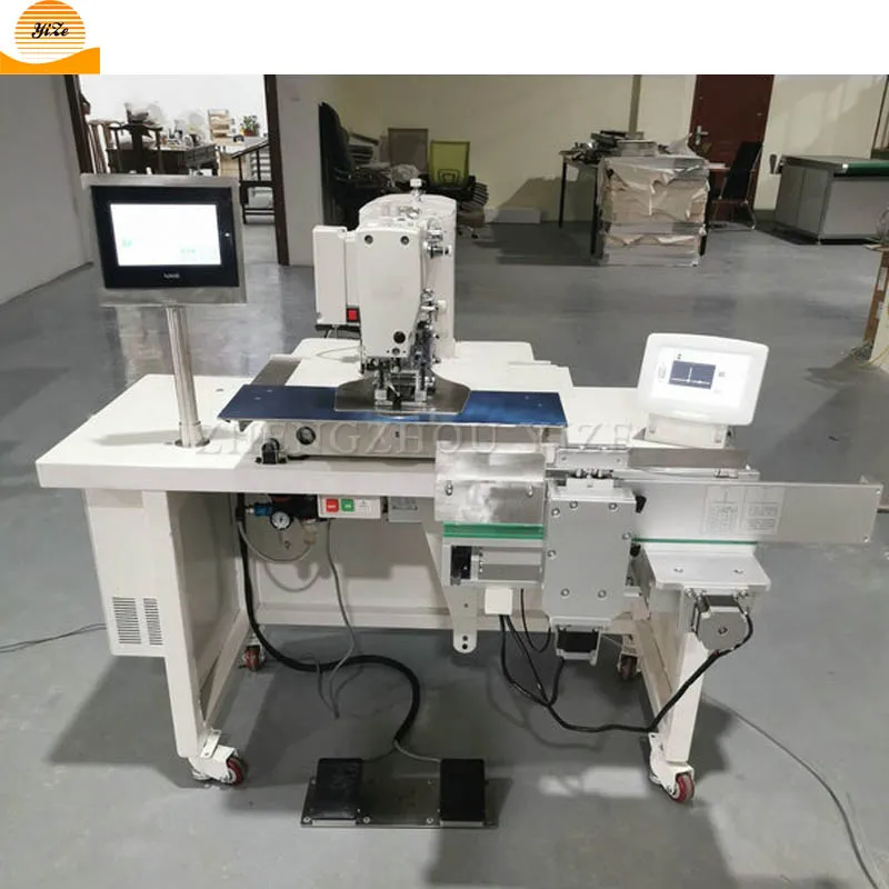 Automatic Double Blind Stitch Fabric Pleating Roller Curtain Hemming Sewing Machines
