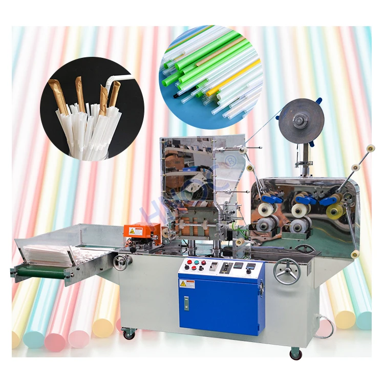 HNOC Automatic PLA Edible Corn Starch Flexible Plastic Drink Straw Make Machine Straw Production Line