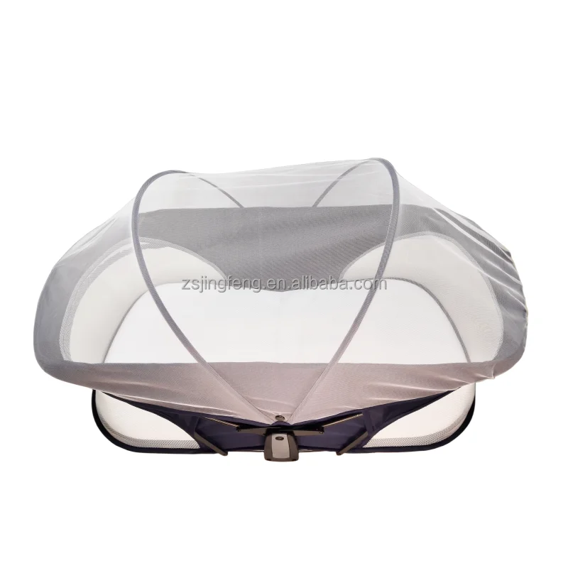 Portable Pop-Up Travel Cot Anti-UV Canopy Modern Easy Foldable