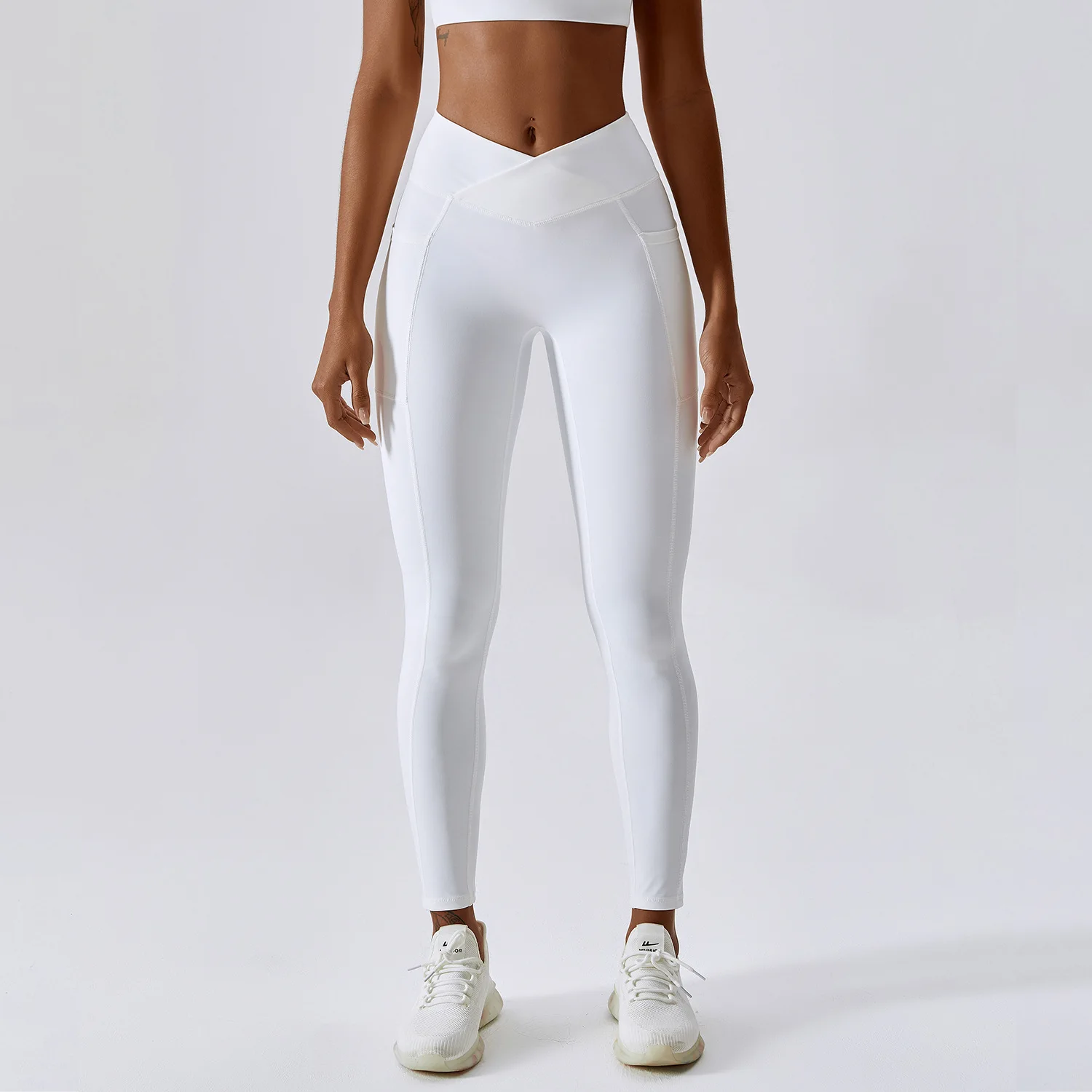 Custom Eco Breathable Nylon Yoga Pants Sets XL Plus Size Workout